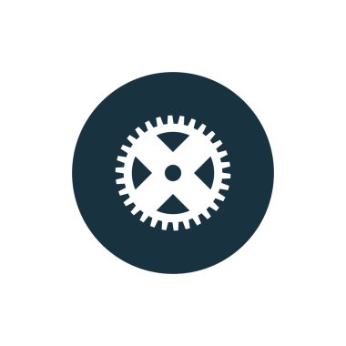 vektör dişli simgesini