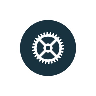 vektör dişli simgesini