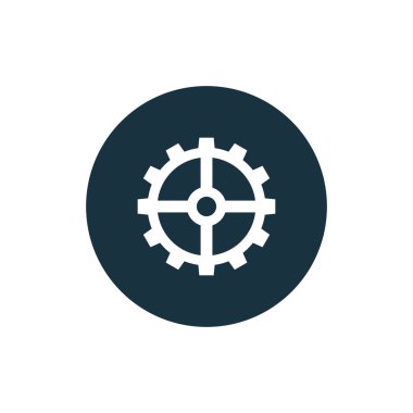 vektör dişli simgesini