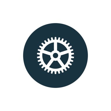 vektör dişli simgesini