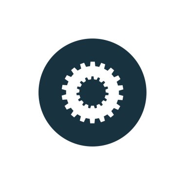 vektör dişli simgesini