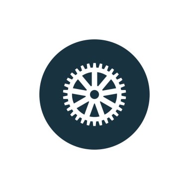 vektör dişli simgesini