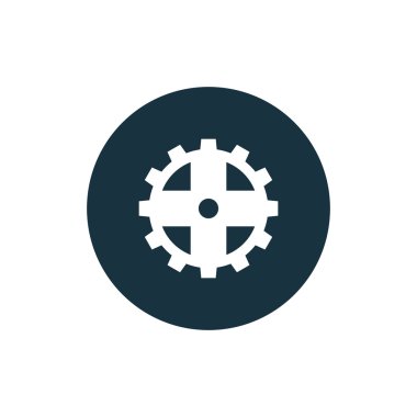 vektör dişli simgesini