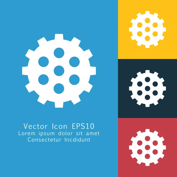 Icono de engranaje vectorial — Vector de stock