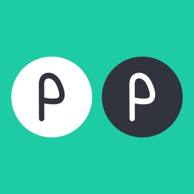 Vektör Park işareti simgesi