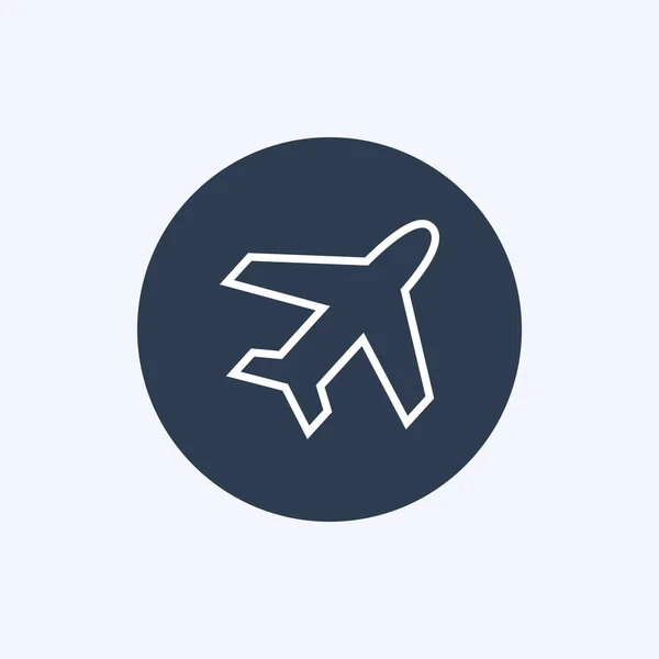 Vector plane ikon — Stock Vector