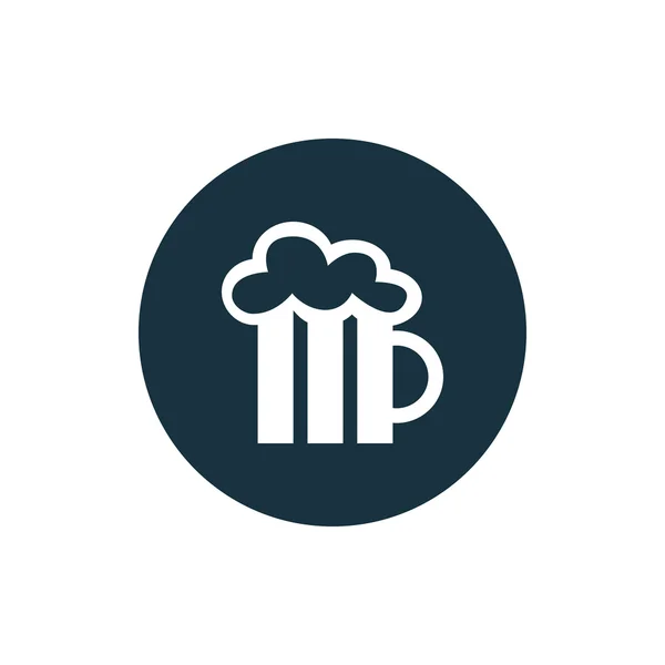 Vektorové pivo ikona — Stockový vektor