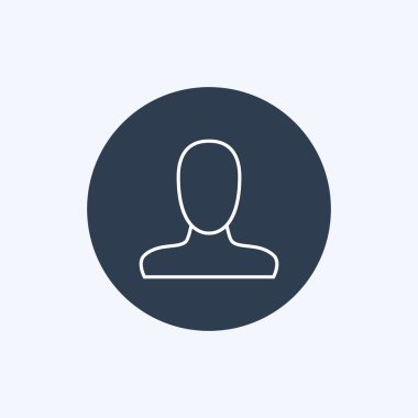 İnce çizgi kullanıcı simgesi