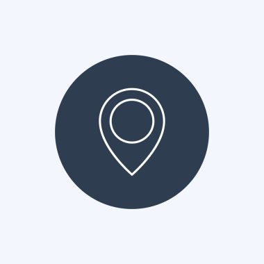 İnce çizgi PIN simgesi