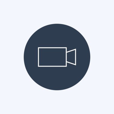 İnce çizgi kamera simgesi