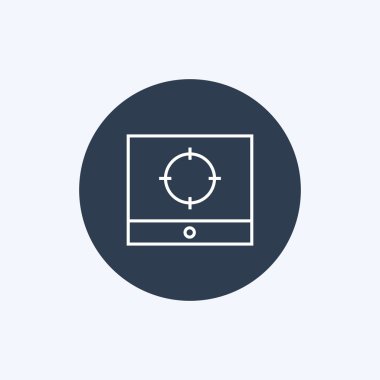 İnce çizgi ekran simgesi