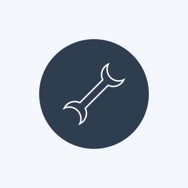 İnce çizgi wrench kutsal kişilerin resmi