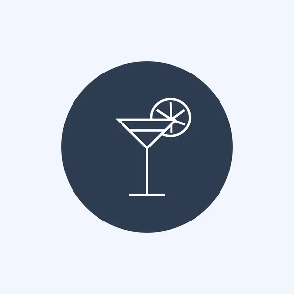 Thin line beverage icon — Stock Vector