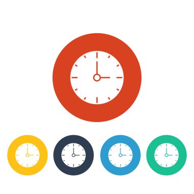 vektör Saat simgesi