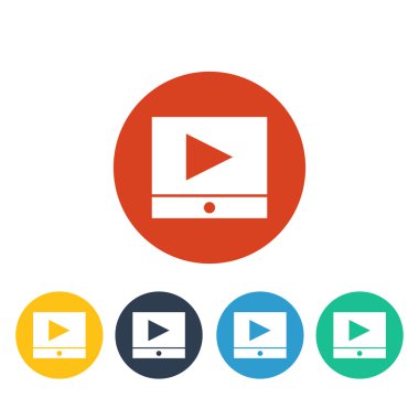 vektör video simgesi