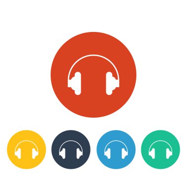 vektör kulaklık simgesi