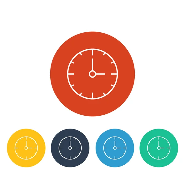 Vector icono del reloj — Vector de stock