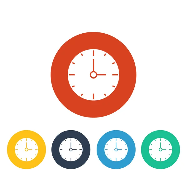 Vector icono del reloj — Vector de stock