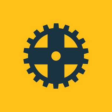 vektör dişli simgesini