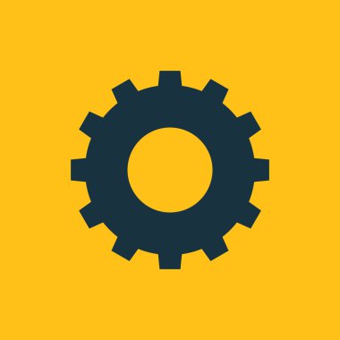 vektör dişli simgesini