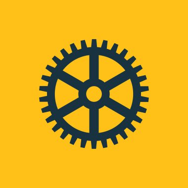 vektör dişli simgesini