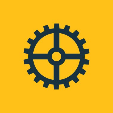 vektör dişli simgesini