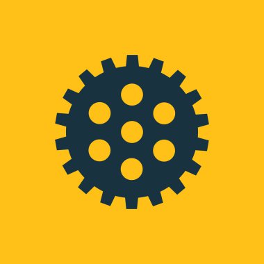 vektör dişli simgesini