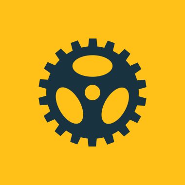 vektör dişli simgesini