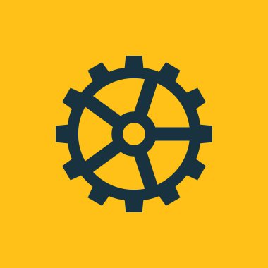 vektör dişli simgesini