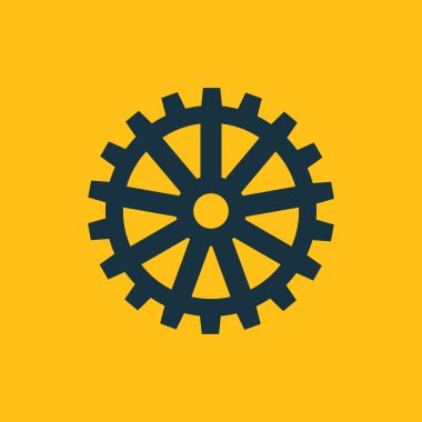 vektör dişli simgesini