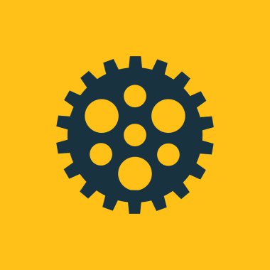 vektör dişli simgesini