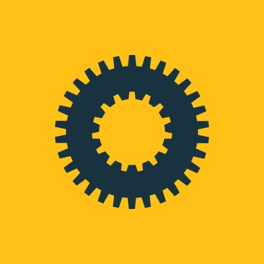 vektör dişli simgesini