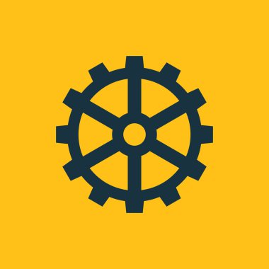 vektör dişli simgesini