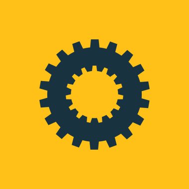 vektör dişli simgesini