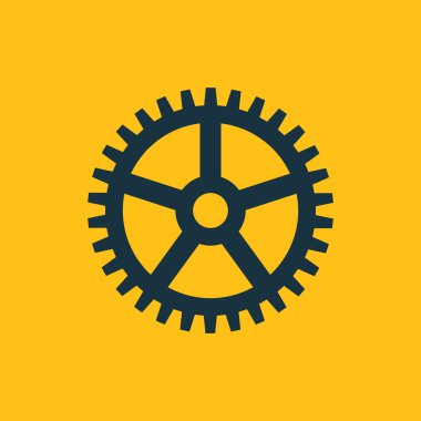 vektör dişli simgesini