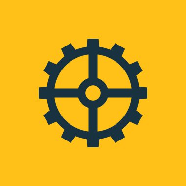 vektör dişli simgesini