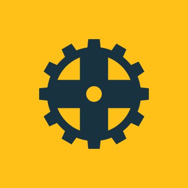 vektör dişli simgesini