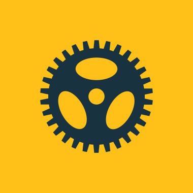 vektör dişli simgesini