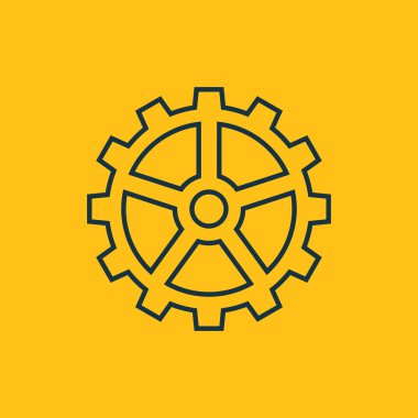 vektör dişli simgesini