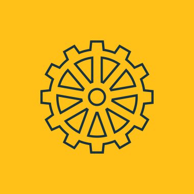 vektör dişli simgesini