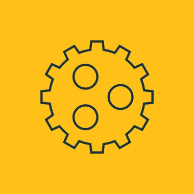 vektör dişli simgesini