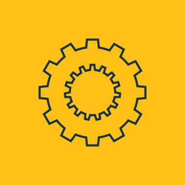 vektör dişli simgesini