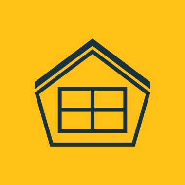 vektör evi simgesi