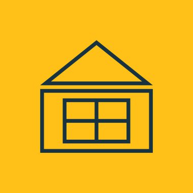 vektör evi simgesi