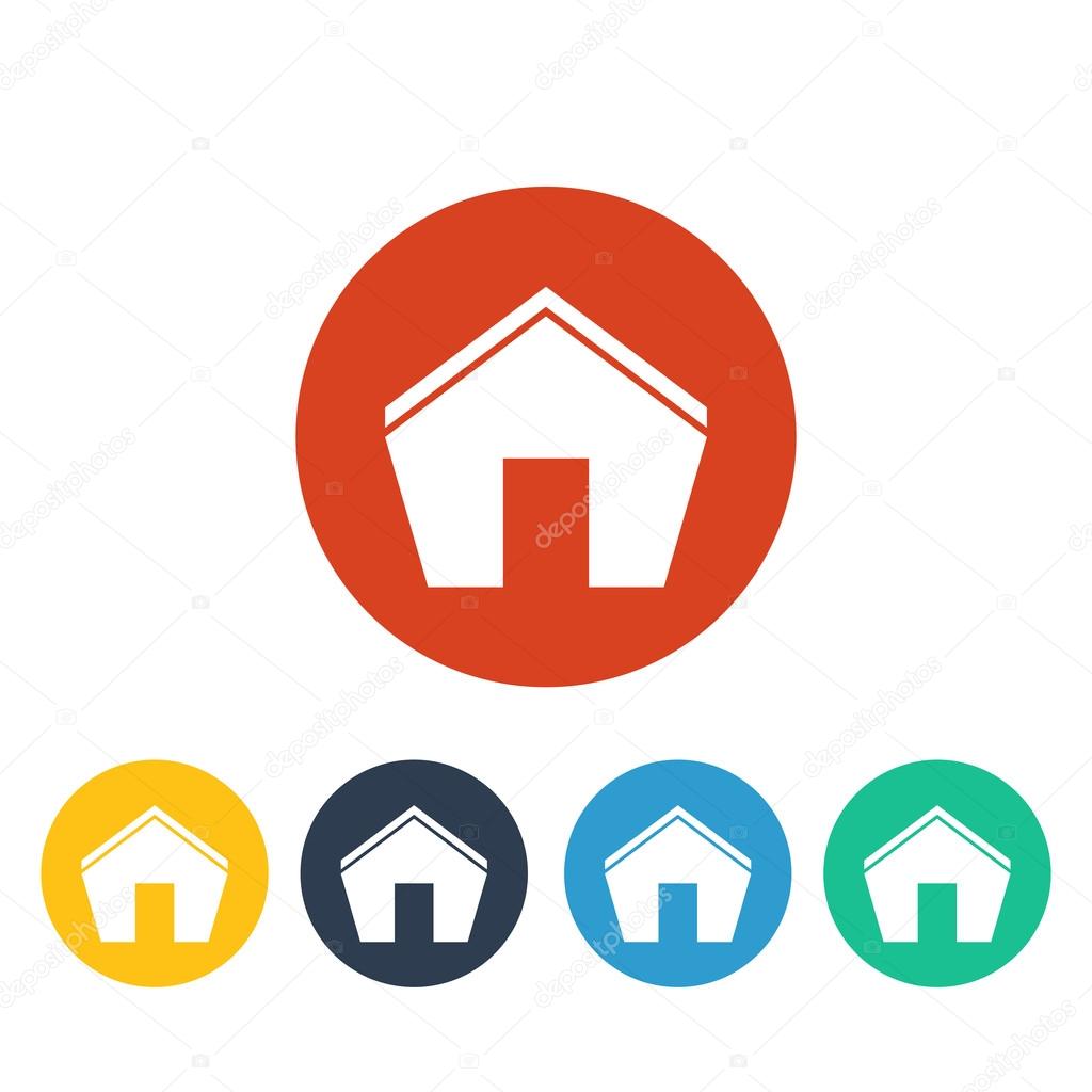Vector illustration of house icon, house icon button, vector house icon, house icon image, house icon badge, house icon sign, house icon  logo, house icon design