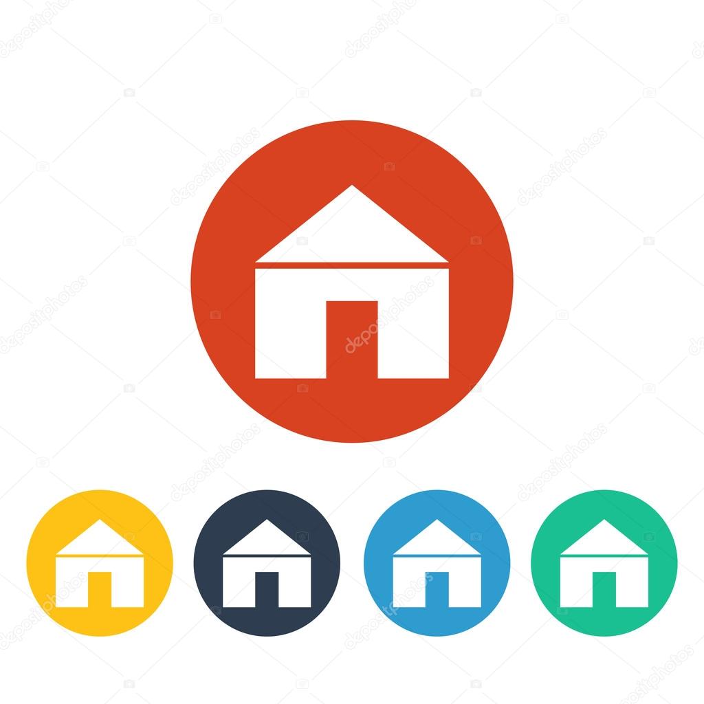 Vector illustration of house icon, house icon button, vector house icon, house icon image, house icon badge, house icon sign, house icon  logo, house icon design