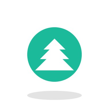 vektör ağaç simgesi