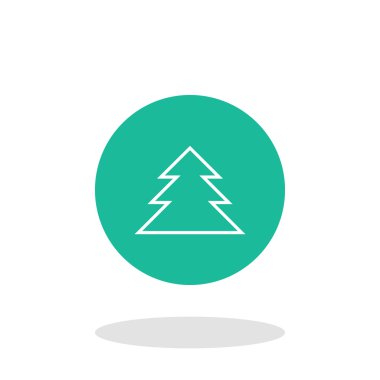 vektör ağaç simgesi