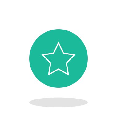 vektör yıldız simgesi