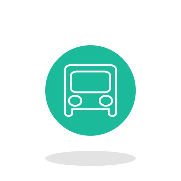 Vector icono de bus — Vector de stock